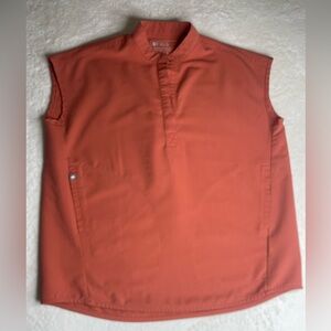 FIGS Scrub Set Rafaela oversized Top Joggers Pants Terracotta